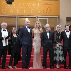 Woody Allen, Corey Stoll, Blake Lively, Kristen Stewart y Jesse Eisenberg en la apertura del Festival de Cannes 2016