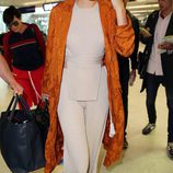 Kendall Jenner en el aeropuerto de Niza para acudir al Festival de Cannes 2016