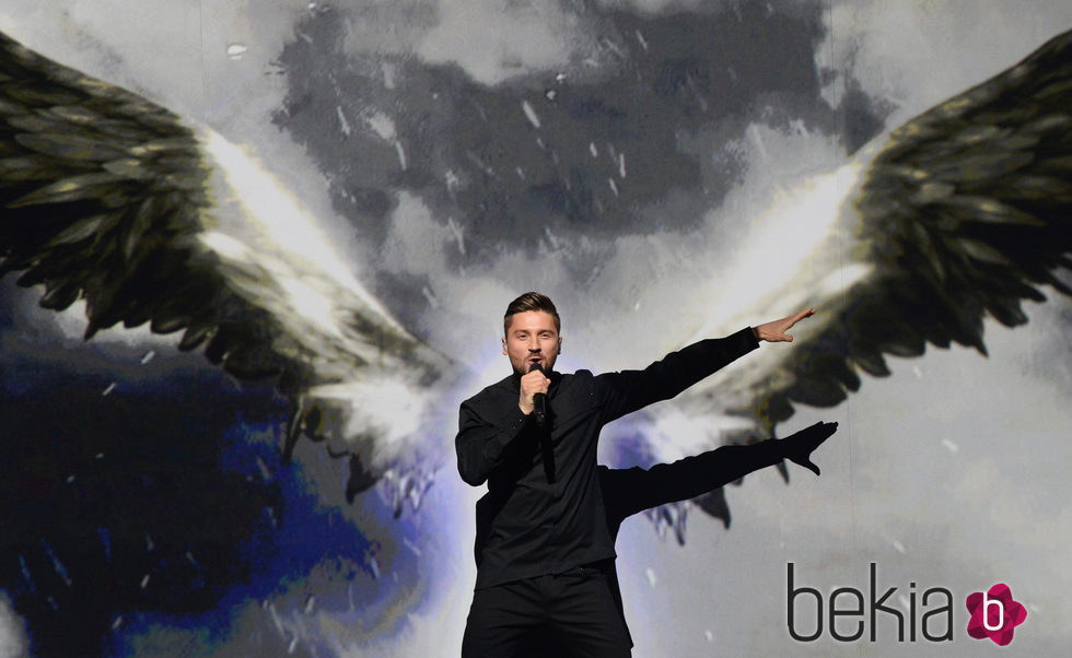 Sergey Lazarev, representante de Rusia durante su actuación en Eurovision 2016