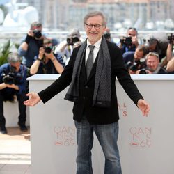Steven Spielberg en el photocall de la película 'The BFG' en el festival de Cannes 2016