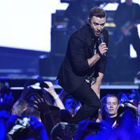 Justin Timberlake durante su actuación en la final de Eurovisión 2016