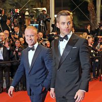Chris Pine y Ben Foster en el Festival de Cannes 2016