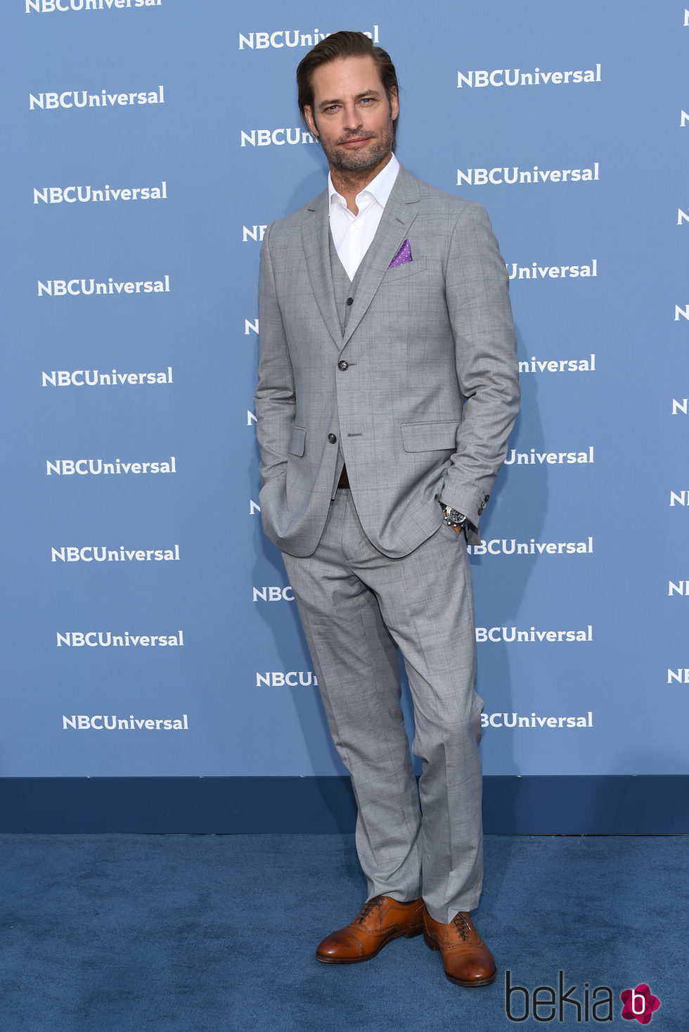 Josh Holloway en la presentación de la nueva temporada de la NBCUniversal 2016