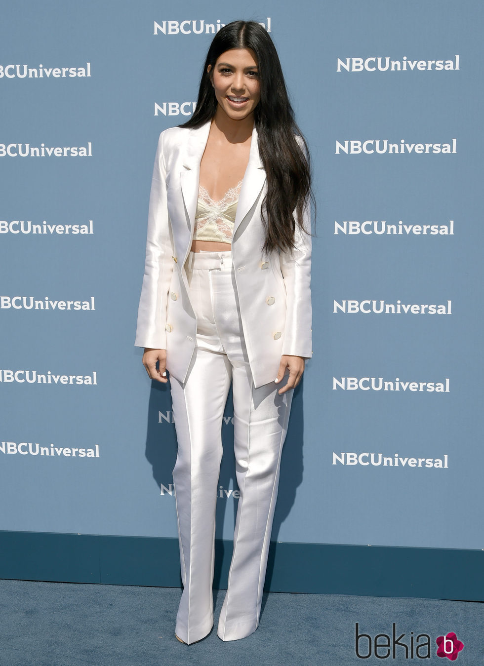 Kourtney Kardashian en la presentación de la nueva temporada de la NBCUniversal 2016