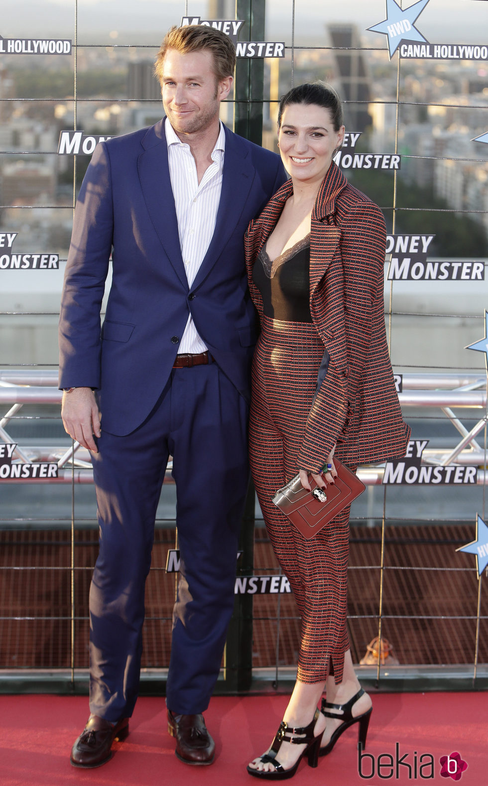 Eugenia Ortiz y Juan Melgarejo en el estreno de 'Money Monster' en Madrid