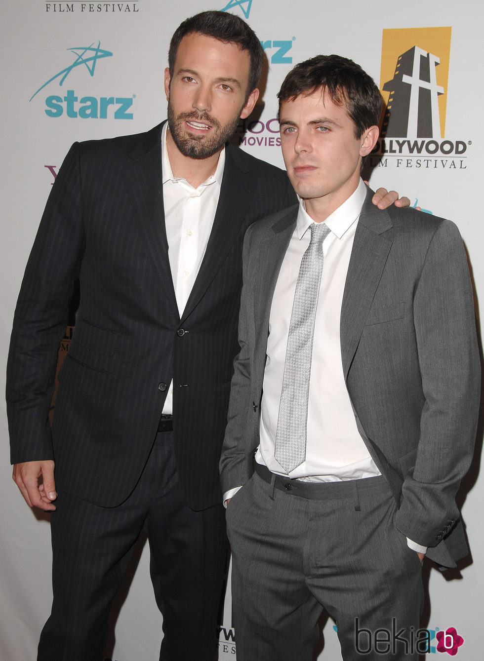 Ben y Casey Affleck en el Annual Hollywood Awards