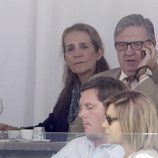 La Infanta Elena y Carlos García Revenga en el CSI5 de Madrid 2016