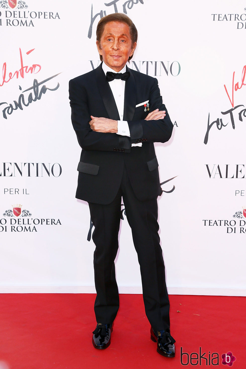 Valentino Garavani en el estreno de 'La Traviata'  2016