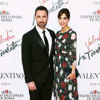 Raoul Bova y Rocío Munoz en el estreno de 'La Traviata'  en Roma