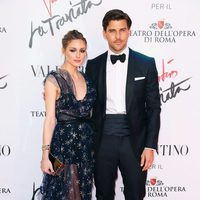 Olivia Palermo y Johannes Huebl en el estreno de 'La Traviata'  en Roma