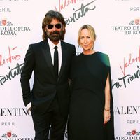 Patrizio Di Marco y Frida Giannini en el estreno de 'La Traviata'  en Roma