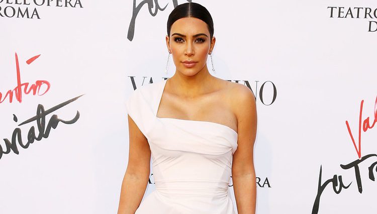Kim Kardashian en el estreno de 'La Traviata'  en Roma