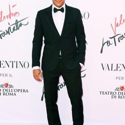 Adriano Giannini en el estreno de 'La Traviata'  en Roma