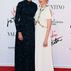 Alice Rohrwacher y Alba Rohrwacher en el estreno de 'La Traviata'  en Roma