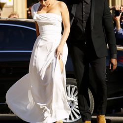 Kim Kardashian y Kanye West en el estreno de 'La Traviata'  en Roma