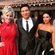 Mario Lopez y su mujer Courtney con Melanie Griffith en la boda de Eva Longoria y José Baston