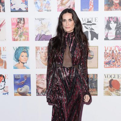 Demi Moore en la fiesta del 100 aniversario de Vogue en Londres
