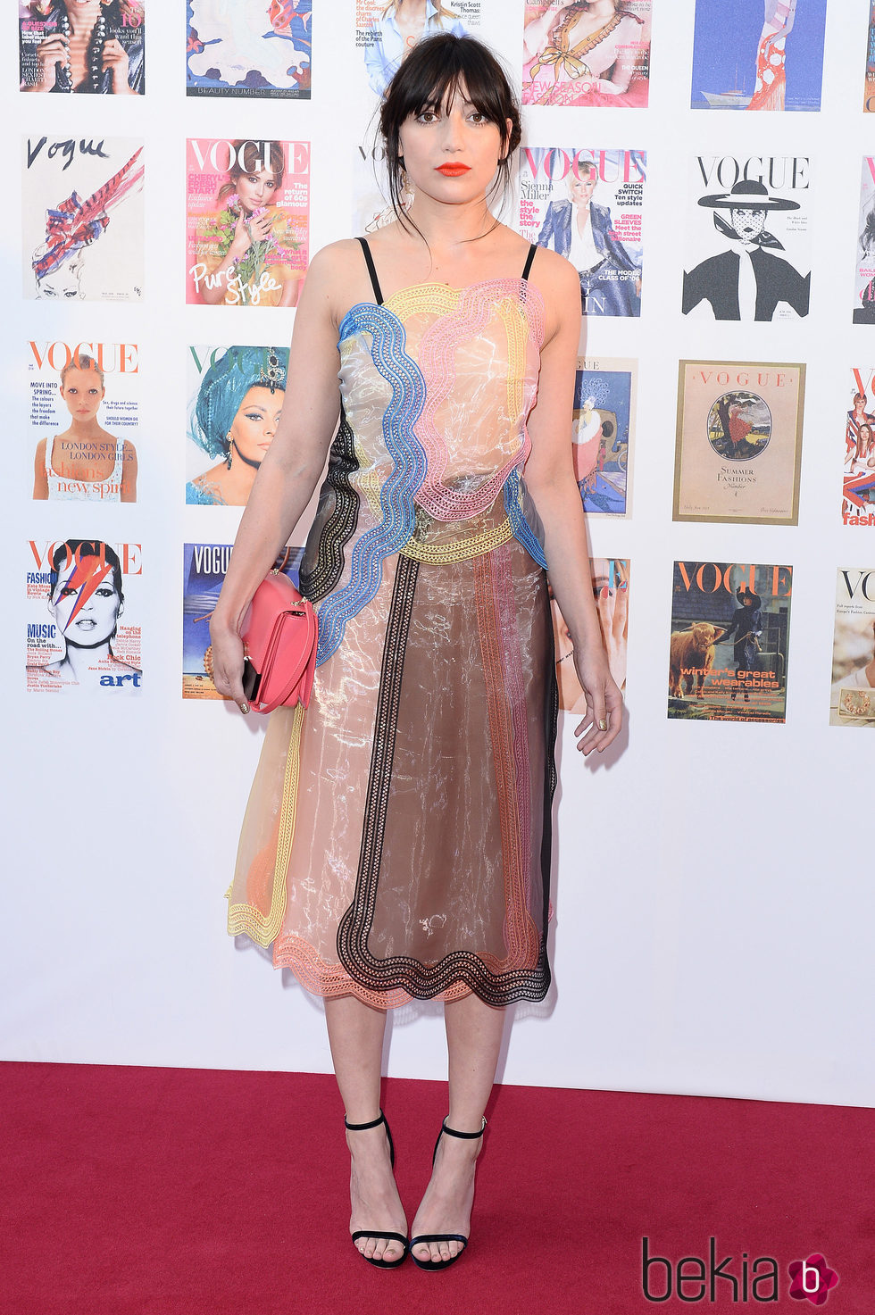 Daisy Lowe en la fiesta del 100 aniversario de Vogue en Londres