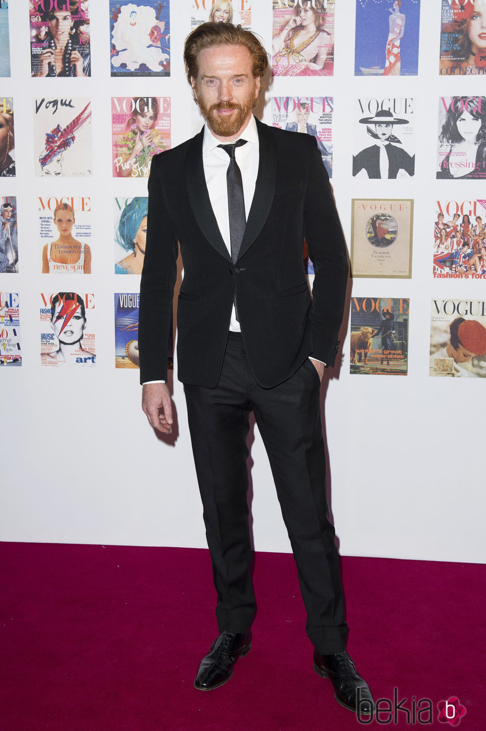 Damian Lewis en la fiesta del 100 aniversario de Vogue en Londres