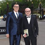 Domenico Dolce y Stefano Gabbana en la fiesta del 100 aniversario de Vogue en Londres