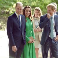 Los Duques de Cambridge y el Príncipe Harry en la Chelsea Flower Show 2016