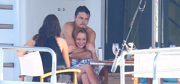 Lindsay Lohan y Egor Tarabasov de vacaciones en Cannes