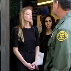 Amber Heard en los juzgados de Los Ángeles