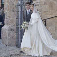 Alejandro Santo Domingo y Charlotte Wellesley durante su boda en Granada