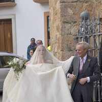 El duque de Wellesley acompañó a su hija Charlotte Wellesley al altar en Granada