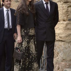 Andrea Casiraghi y Tatiana Santo Domingo durante la boda de Alejando Santo Domingo y Charlotte Wellesley
