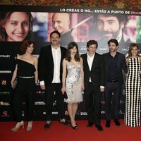 Amaia Salamanca, Michelle Jenner, Eduardo Noriega, Gabino Diego y Fele Martínez, entre otros, en el estreno de 'Nuestros Amantes'
