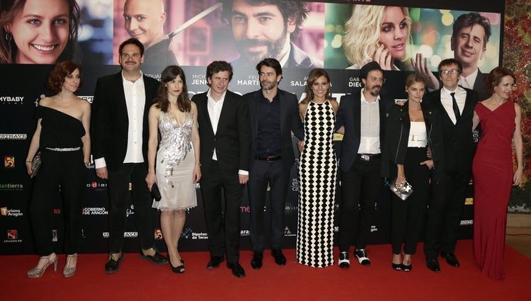 Amaia Salamanca, Michelle Jenner, Eduardo Noriega, Gabino Diego y Fele Martínez, entre otros, en el estreno de 'Nuestros Amantes'