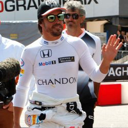 Fernando Alonso en el GP de Mónaco 2016