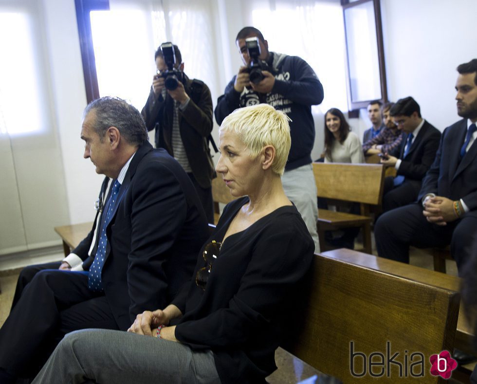 Ana Torroja durante su juicio por fraude fiscal en los Juzgados de Palma de Mallorca
