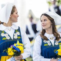 Magdalena de Suecia y Sofia Hellqvist en el Día Nacional de Suecia 2016