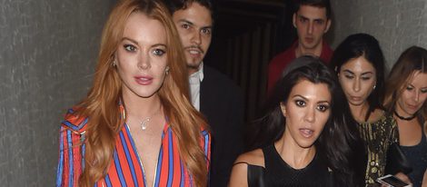 Kourtney Kardashian y Lindsay Lohan, juntas en Londres