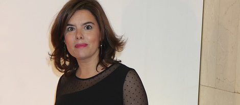 Soraya Sáenz de Santamaría durante los premios ABC en Madrid