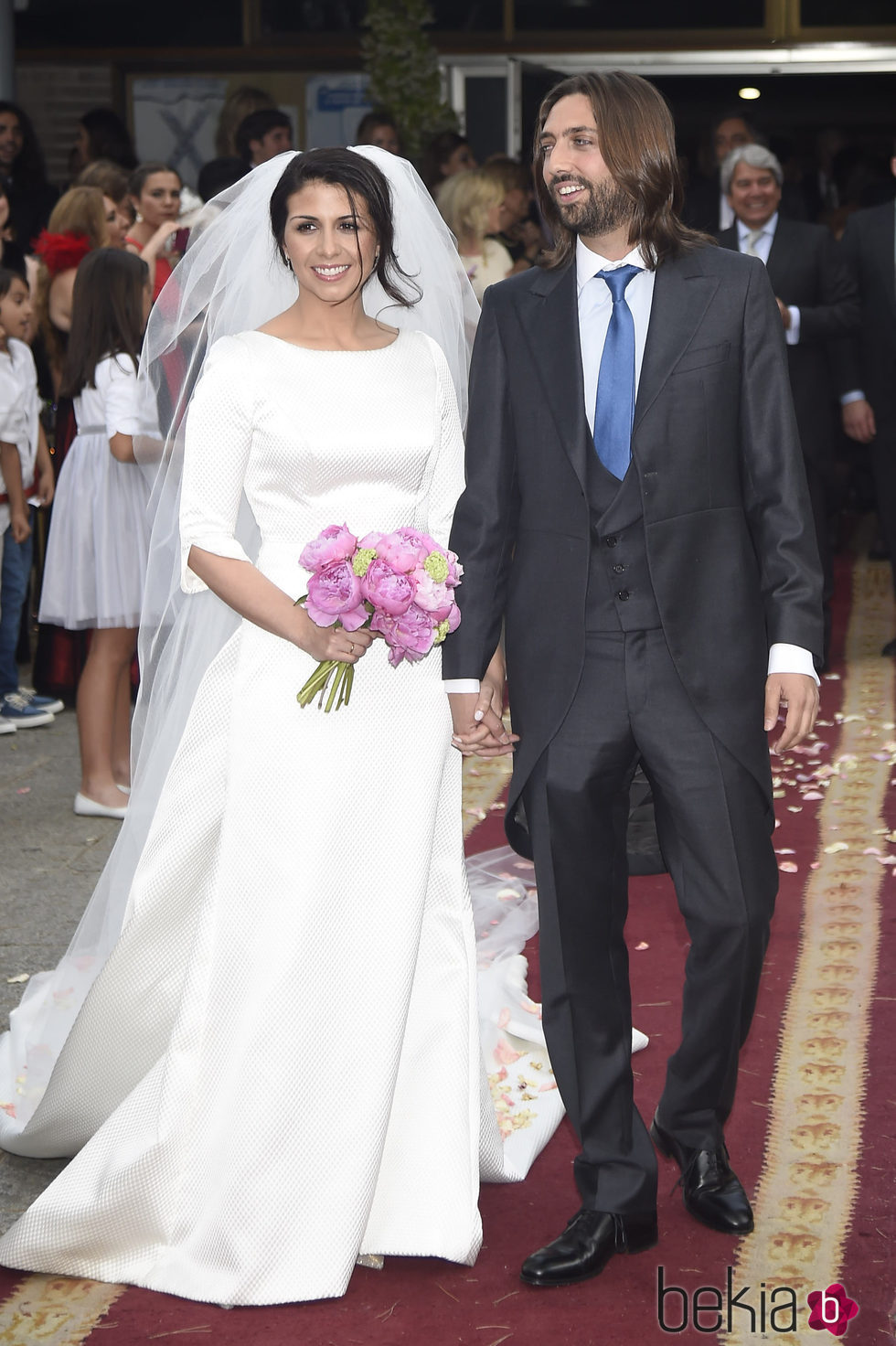 Juan Carmona y Sara Verdasco en su boda