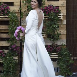 Sara Verdasco con su vestido novia