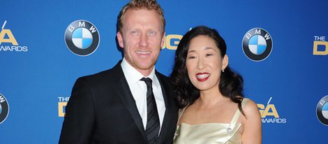 Kevin McKidd y Sandra Oh durante la 66º edición del Annual Directors Guild de America Awards
