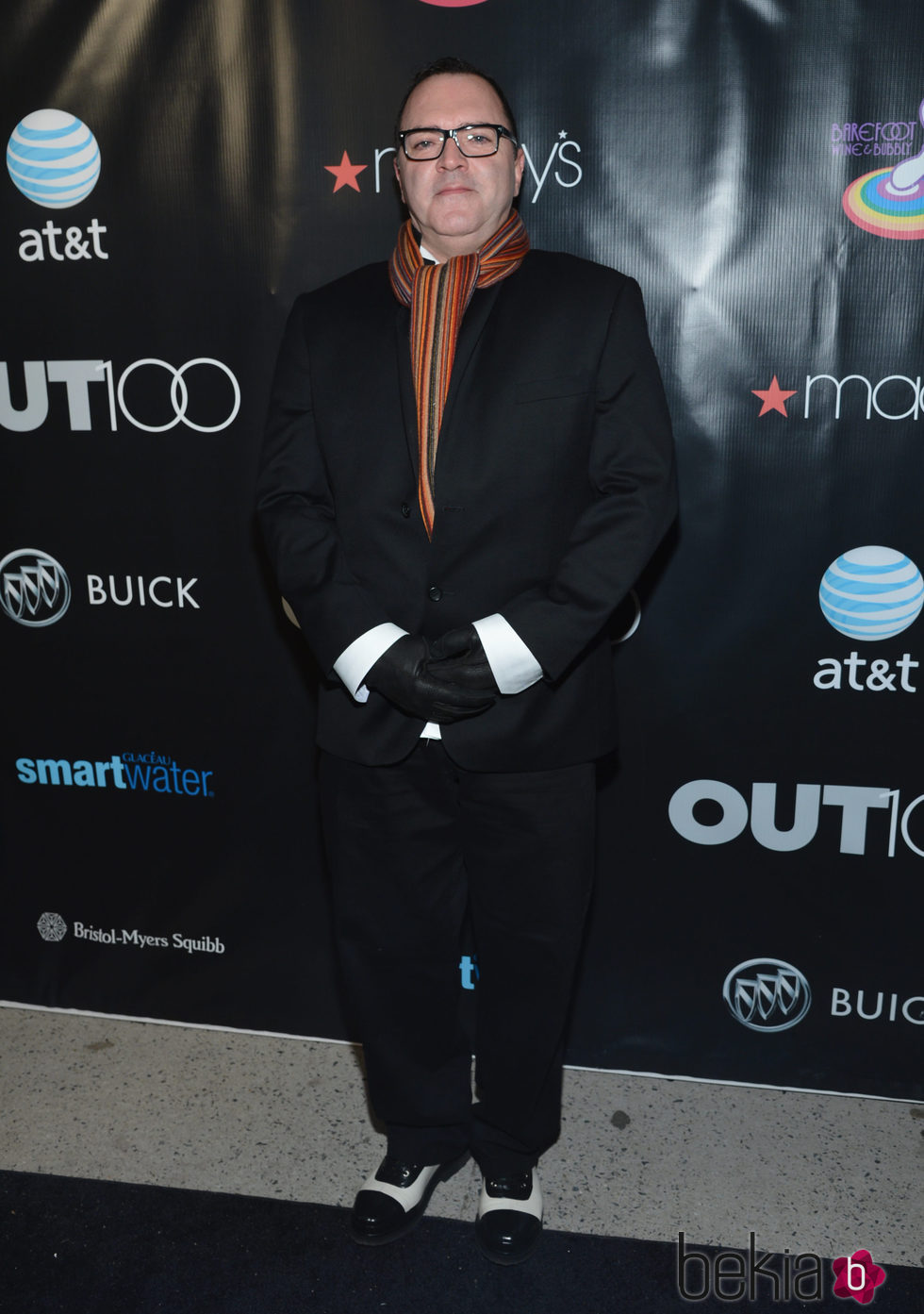 Christopher Ciccone en la alfombra roja de 'The OUT100' 2012