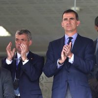 El Rey Felipe en el partido de España contra la República Checa en la Eurocopa 2016