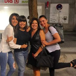 Paz Padilla, Miren Ibarguren, Loles León y  Laura Caballero, muy sonrientes