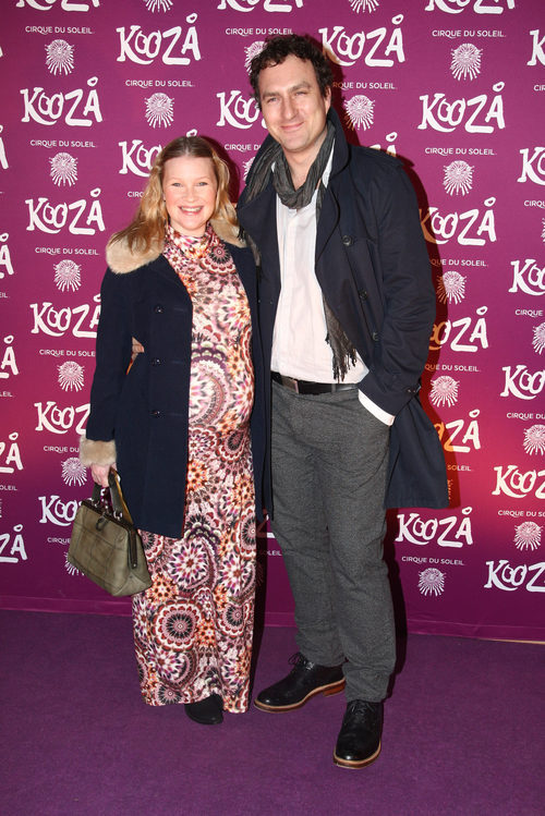 Joanna Page luce embarazo con James Thornton en el espectáculo 'Kooza' del 'Circo de Sol'