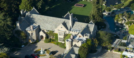 Vista aérea de la mansión Playboy