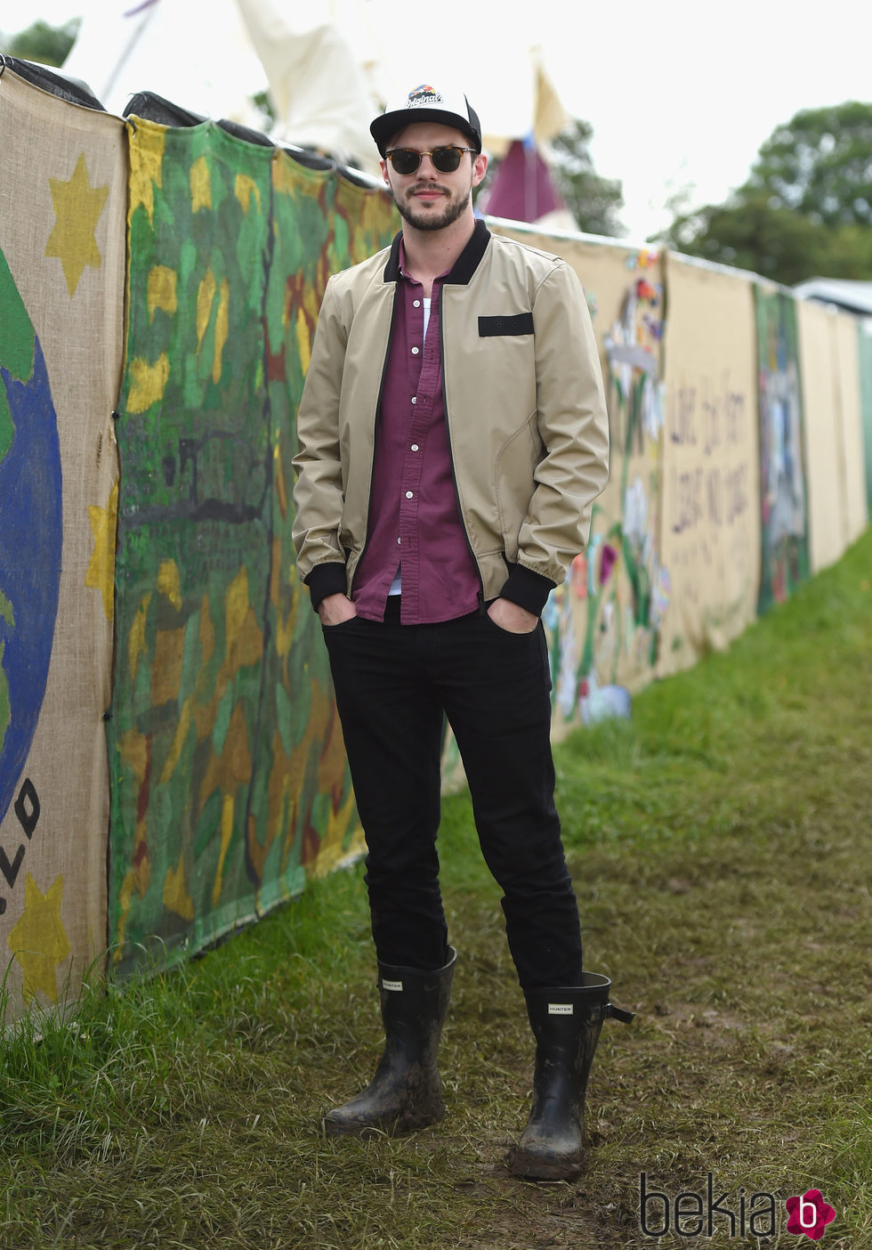 Nicholas Hoult en el festival de Glastonbury 2016