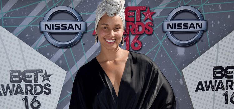 Alicia Keys en los BET Awards 2016.
