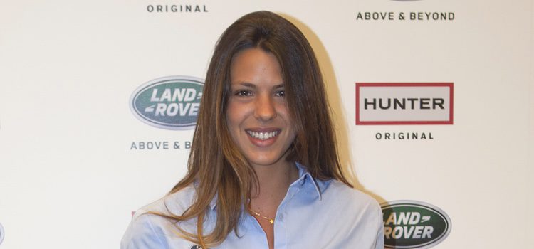 Laura Matamoros en la presentación del  Land Rover Discovery Challenge 2016