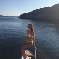 Nagore Aranburu presumiendo de bikini a bordo de un velero