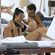 Kourtney Kardashian con Mason and Reign Disick en sus vacaciones en Miami